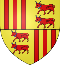 Герб объединённых графства Фуа и виконтства Беарн