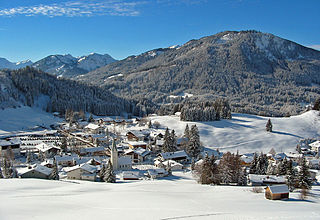 <span class="mw-page-title-main">Jungholz</span> Place in Tyrol, Austria