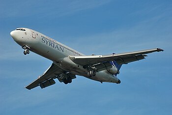 Syrian Arab Airlines Boeing 727