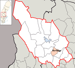 Borlänge – Localizzazione