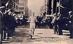 History of the Boston Marathon finish line