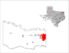 Condado de Bowie Texarkana.svg