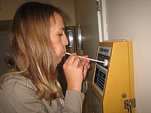 The Rail Safety Act requires certain rail industry workers to have a zero blood alcohol content and to be unimpaired by particular drugs when they undertake rail safety-sensitive tasks such as driving trains or trams, operating signals, etc. Workers are subject to testing for these substances including by breath analysis equipment. Severe penalties apply if workers breach the requirements of the Act. Breathalyzer.jpg