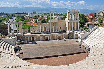 Teatro romano de Plovdiv, Bulgaria