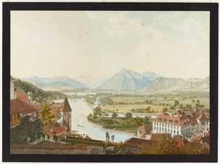 File:CH-NB - Thun, Teilansicht vom Schloss gegen den See - Collection ...