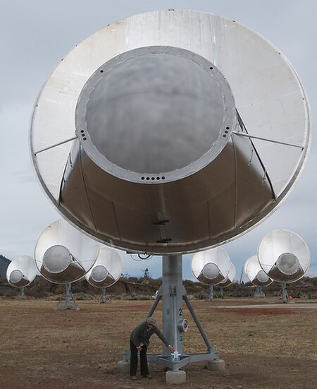 The Allen Telescope Array (ATA-42), October 11, 2007.