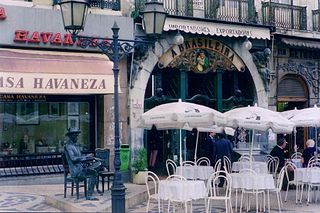 <span class="mw-page-title-main">Café A Brasileira</span> Café in Lisbon, in the old quarter Chiado