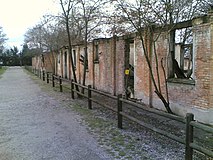 Some barracks of the Fossoli concentration camp in 2010