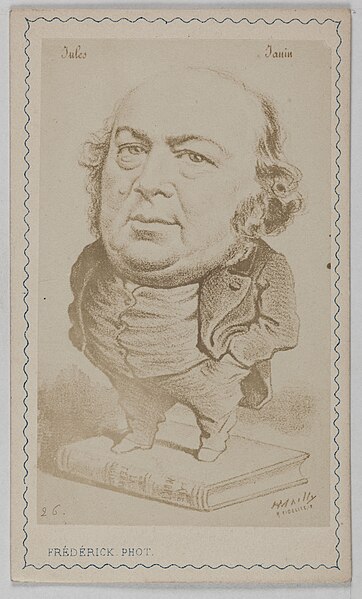 File:Caricature de Jules Janin (1804-1874), (littérateur, critique dramatique pour Les Débâts), PH51954(2).jpg