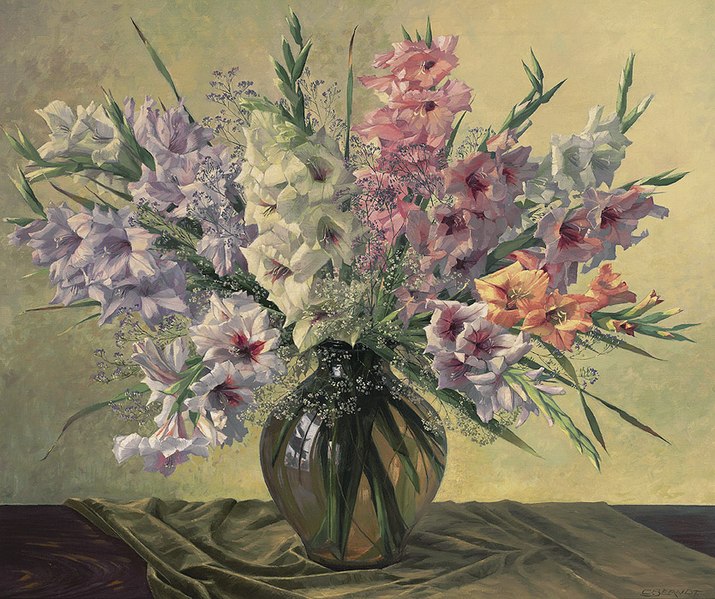 File:Carl Berndt - Bouquet of Gladiolas (10999321436).jpg