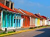 Colorful houses in Tlacotalpan