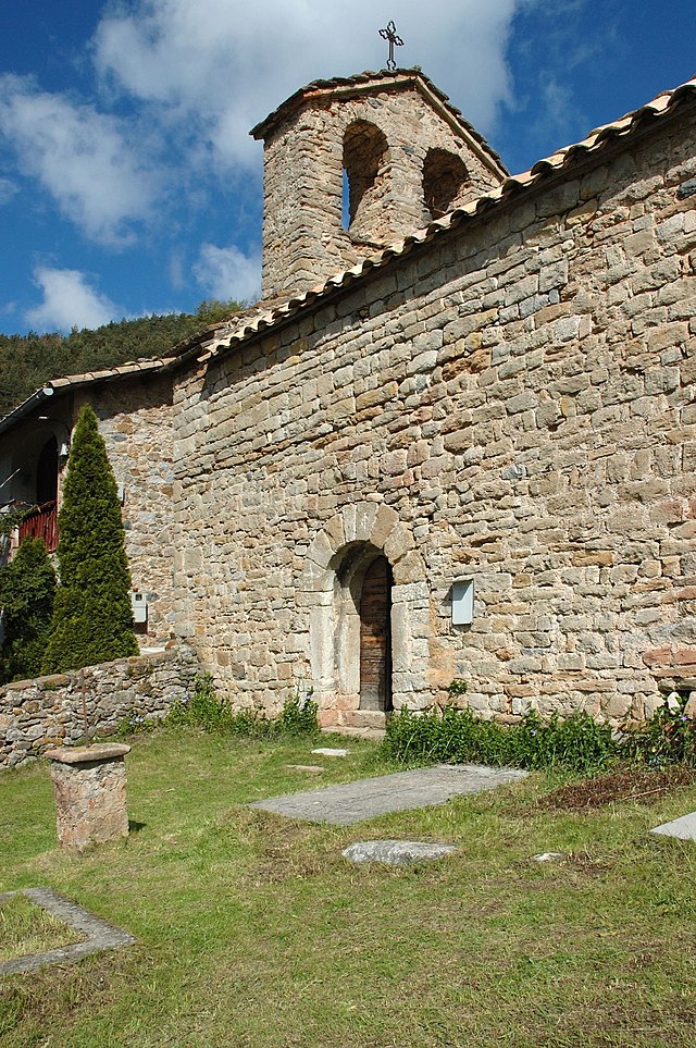 Ilesia de d'o lugar de Sant Romà de la Clusa, en o termin municipal de Castell de l'Areny