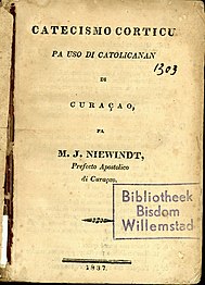 Titelpagina van de Catecismu Corticu