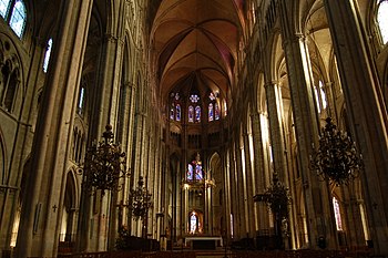 Interior de la catedral de Bourges