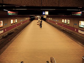 Central station (Edmonton) light rail station in Edmonton, Alberta, Canada