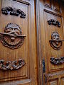 Catedral Metropolitana, Quito (museum) antique wooden doors, front entrance