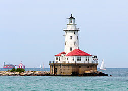 Le phare depuis un bateau (octobre 2011).