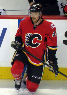 Breen with the Flames. Chris Breen 131223.png