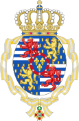 Coat of Arms of Princess Marie Astrid of Luxembourg (Order of Isabella the Catholic).svg
