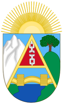 Coat of Arms of the Regional Defense Council of Aragon. Coat of arms of the Regional Council of Defense of Aragon.svg