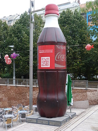 Coke advertisement in Budapest, 2013