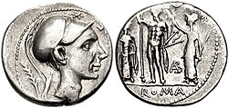 Cornelia 19 denarius 112 BC 1630222.jpg