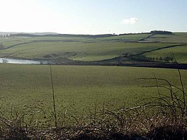 Creoch Loch and the Kilmarnock Dumfries railway line - geograph.org.uk - 331391.jpg