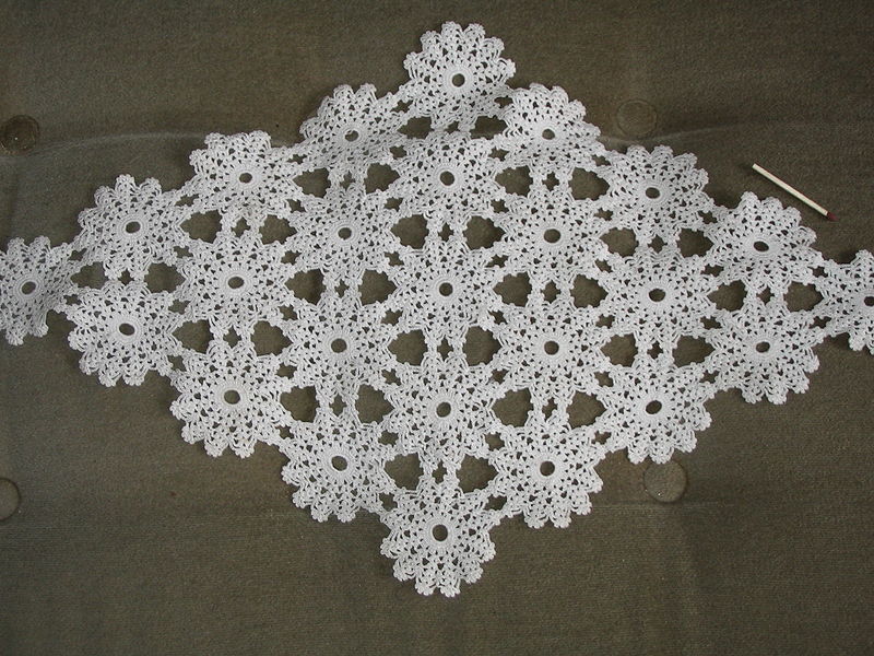 File:Crochet small Swedish tablecloth about 1930.JPG