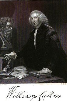 Former pupil, William Cullen, 1710-90, celebrated chemist and physician, and a founding member of the Royal Society of Edinburgh and the Royal Medical Society Cullen William.jpg