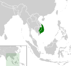 Carte de répartition de Cyclemys pulchristiata.png