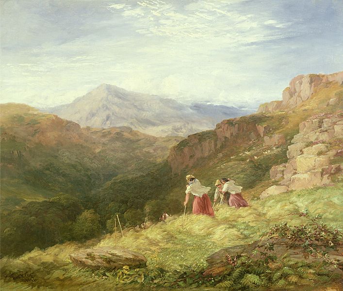 File:David Cox (I) - Haymaking on Snowdon (1847).jpg