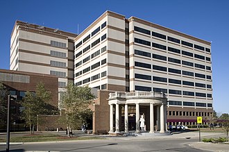 The medical center in September 2008. Dayton VA Medical Center.jpg