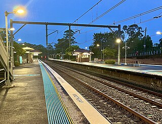 <span class="mw-page-title-main">Denistone railway station</span> Railway station in Sydney, New South Wales, Australia