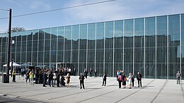 Dessau, Musée du Bauhaus, Eröffnung mit Kanzlerin Angela Merkel.jpg