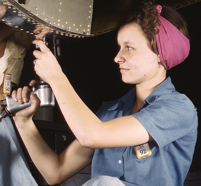 File:Detail, Women working at Douglas Aircraft (cropped).jpg