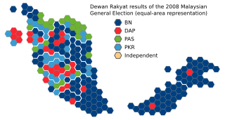 <span class="mw-page-title-main">Results of the 2008 Malaysian general election by parliamentary constituency</span>