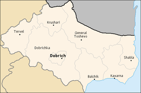 Dobrich Oblast map EN.png