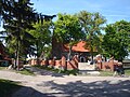 English: Church in Dąbrówka Królewska, Poland Polski: Kościół w Dąbrówce Królewskiej, powiat grudziądzki