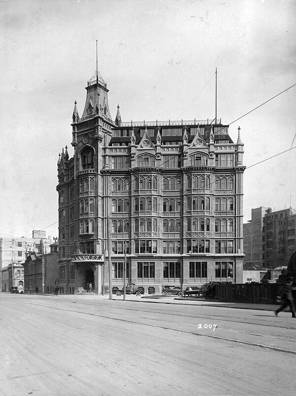 Dominion Farmers' Institute, Wellington, completed 1918