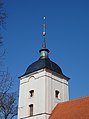 English: South-western view of belltower Deutsch: Südwestansicht des Turms