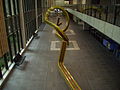 Sculpture in concourse of main hospital, can also be used as a bench.