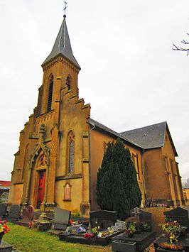 De kerk van Mécleuves