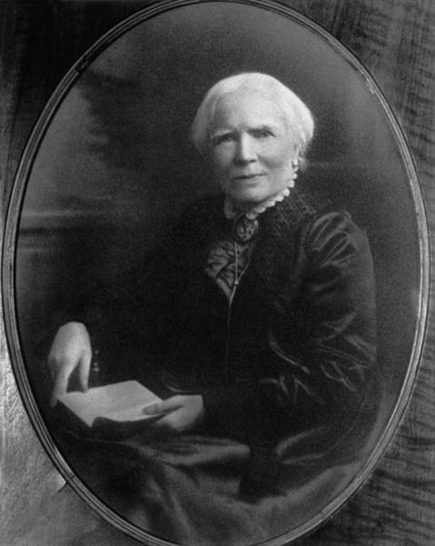 Elizabeth Blackwell, MD, the first woman to be granted admissions to a US MD school