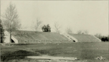 Emerson Field (pictured in 1915 or 1916) the original home of the North Carolina Tar Heels football team. Emerson Field in 1915-16.png