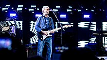 Clapton alla Royal Albert Hall nel 2017 durante il suo tour A Celebration of 50 Years of Music