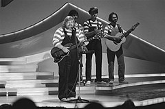 Bamses Venner at a rehearsal for the Eurovision Song Contest 1980 Eurovision Song Contest 1980 - Bamses Venner.jpg