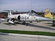 Spanish F-104G Starfighter. F-104G Starfighter (Museo del Aire de Madrid) (6).jpg