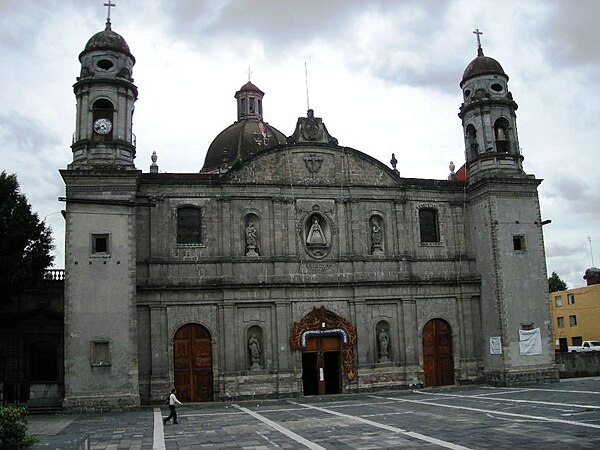Facade of La Soledad Church