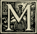 Cropped initial M