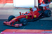 Testing at Barcelona, March